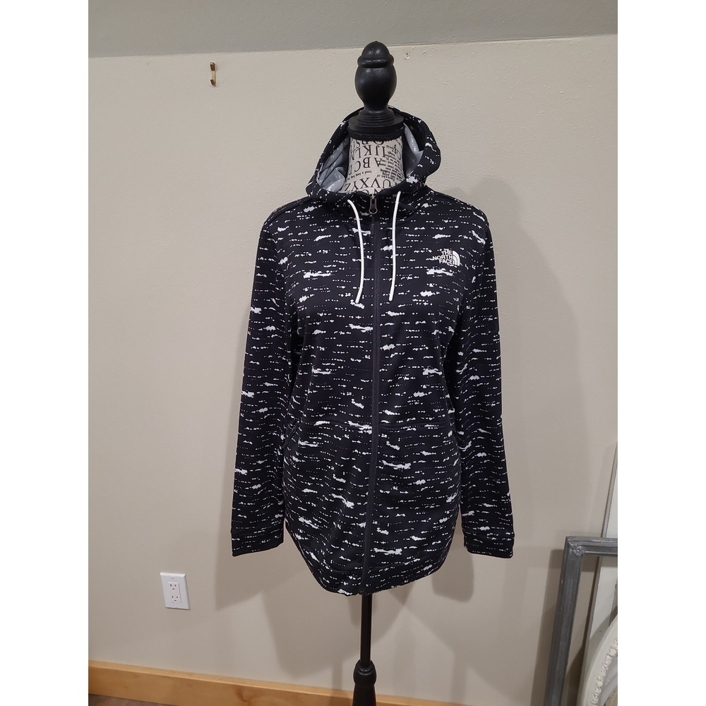 The North Face Cinder Women SZ L‎ full zip hoodie zip pockets athletic sports